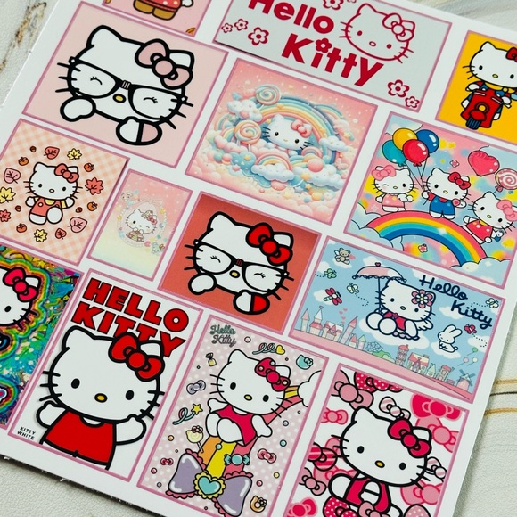 Hello Kitty Sticker Sheet - Picture 3 of 3